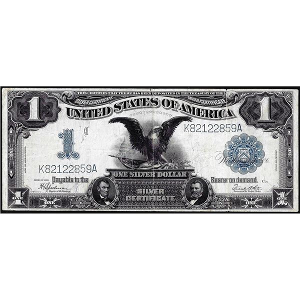 1899 $1 Black Eagle Silver Certificate Note