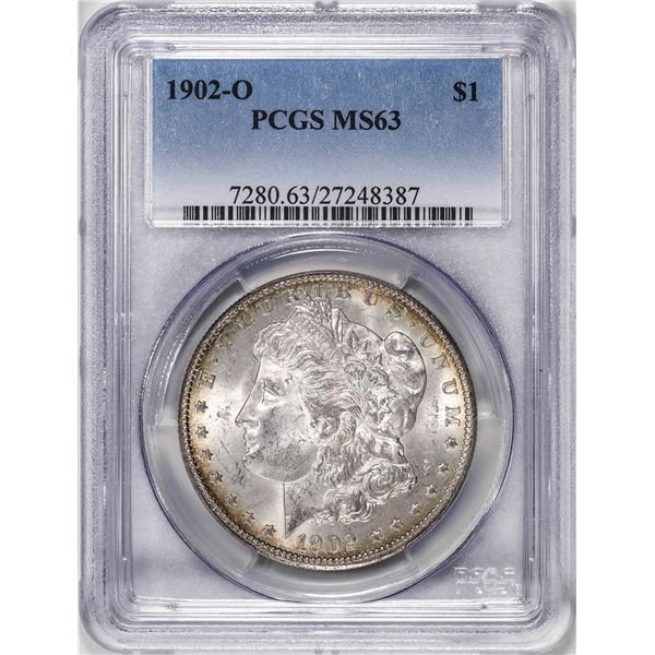 1902-O $1 Morgan Silver Dollar Coin PCGS MS63