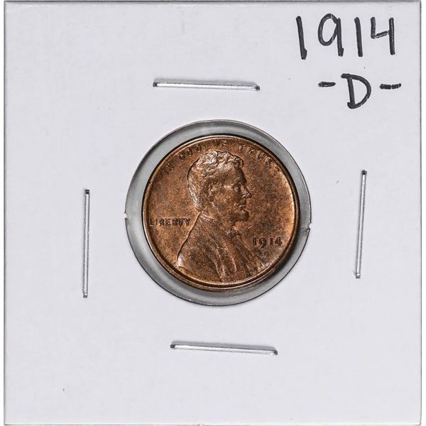 1914-D Lincoln Wheat Cent Coin