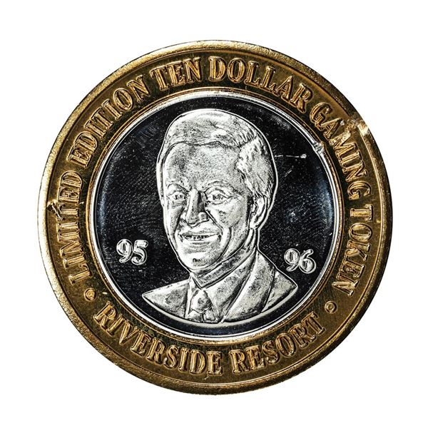 .999 Silver Riverside Resort Casino Laughlin, NV $10 Limited Edition Gaming Token