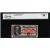 Image 1 : 1875 Fifth Issue 50 Cent Fractional Currency Note Fr.1381 Legacy Choice About New 58