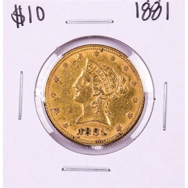 1881 $10 Liberty Head Eagle Gold Coin