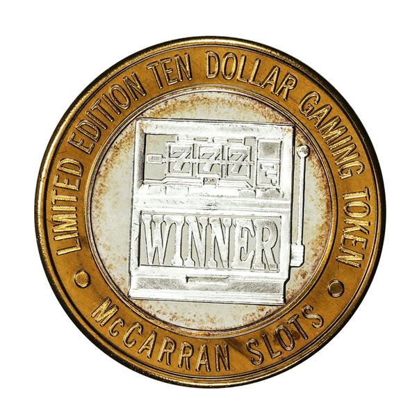 .999 Silver McCarran International Airport Las Vegas, NV $10 Limited Gaming Token