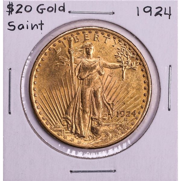 1924 $20 St. Gaudens Double Eagle Gold Coin
