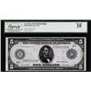 Image 1 : 1914 $5 Federal Reserve Note Philadelphia Fr.855a Legacy Very Fine 35