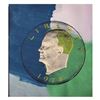 Image 1 : Steve Kaufman (1960-2010) "1978 Eisenhower Dollar" Original Mixed Media on Canvas