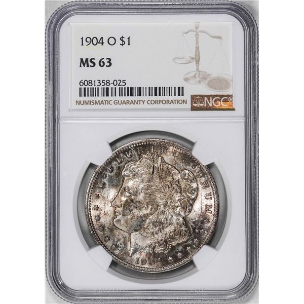 1904-O $1 Morgan Silver Dollar Coin NGC MS63
