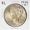 Image 1 : 1924-S $1 Peace Silver Dollar Coin