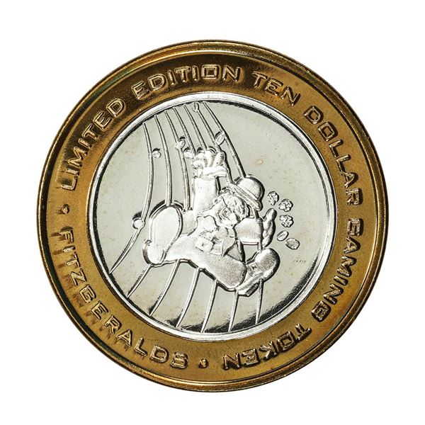 .999 Silver Fitzgerald's Casino & Hotel Reno, NV $20 Limited Edition Gaming Token