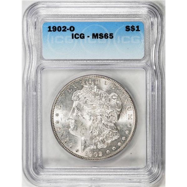 1902-O $1 Morgan Silver Dollar Coin ICG MS65