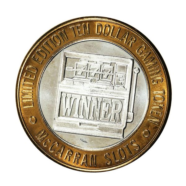 .999 Silver McCarran International Airport Las Vegas, NV $10 Limited Gaming Token