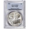 Image 1 : 1996 $1 American Silver Eagle Coin PCGS MS69