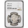 Image 1 : 1883-O $1 Morgan Silver Dollar Coin NGC MS62PL