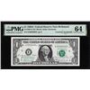 Image 1 : 1969A $1 Federal Reserve Note PMG Choice Uncirculated 64 Dual Courtesy Autograph
