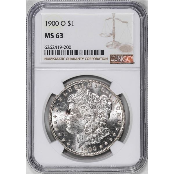 1900-O $1 Morgan Silver Dollar Coin NGC MS63