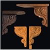 Image 1 : A GROUP OF 4 OA MASTER PATTERN - CLASSICAL CORBEL CARVINGS .
