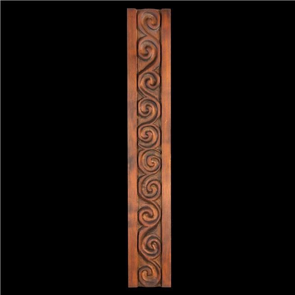 OA PACIFIC WAVE SCROLL WALL TRIM PATTERN SAMPLE.