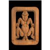 Image 1 : OA WOOD "PUKA SCREEN" TILE -TIKI MASK MASTER PATTERN CARVING.