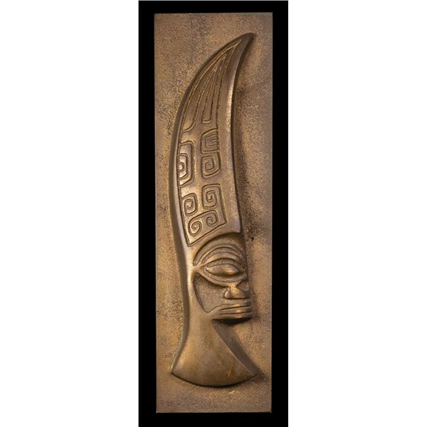 TAHITIAN PROFILE HEAD SOLID BRONZE DOOR PULL.