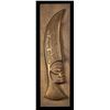 Image 1 : TAHITIAN PROFILE HEAD SOLID BRONZE DOOR PULL.