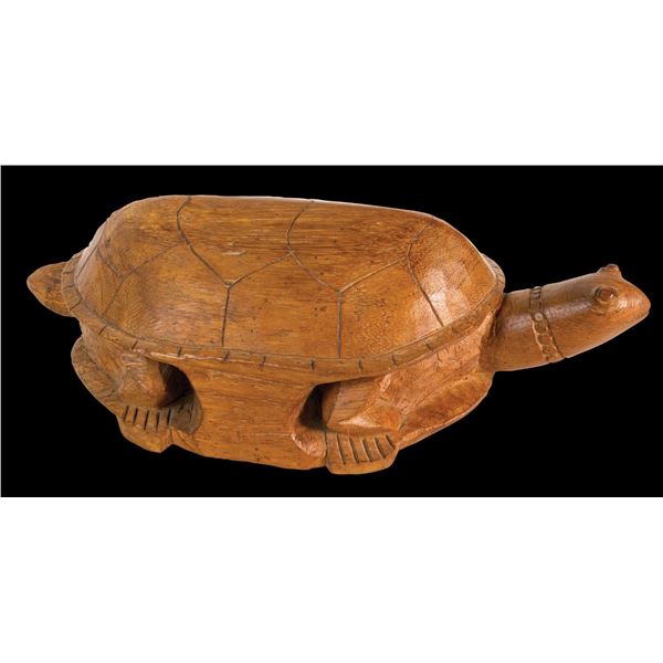 SAMOAN FOLK CARVING TURTLE.