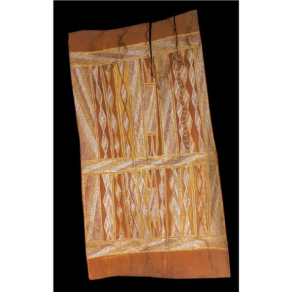 ABORIGINAL BARK PAINTING.