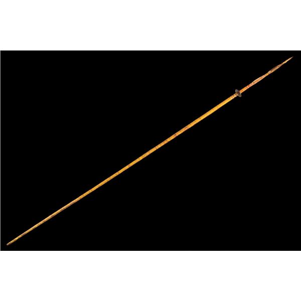 SOLOMON ISLAND BOUGAINVILLE BARBED & DECORATED SPEAR.