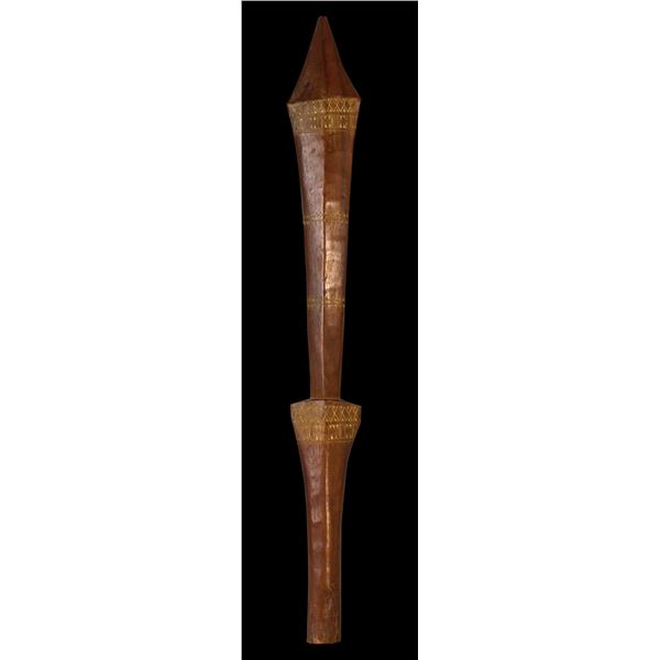 SAMOAN PADDLE CLUB w/t INCISED DECORATION.