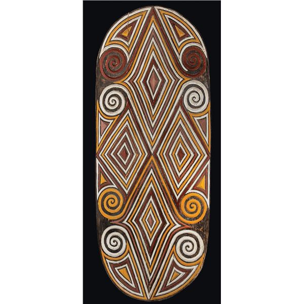 POLYNESIAN TRIBAL WAR SHIELD WALL SAMPLE CARVING. Test Site
