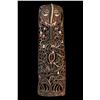 Image 1 : #401 "NEW GUINEA RITUAL BOARD" WALL SAMPLE CARVING.