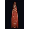 Image 1 : OA PAPUA NEW GUINEA "FLY RIVER CANOE SHIELD" WALL PANEL.