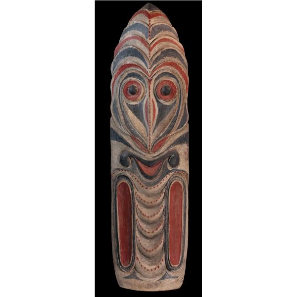 #420 "NEW GUINEA TALE" OA SHOWROOM WALL SAMPLE CARVING.