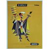 Image 1 : QANTAS AIRLINES HAWAII TRAVEL POSTER.