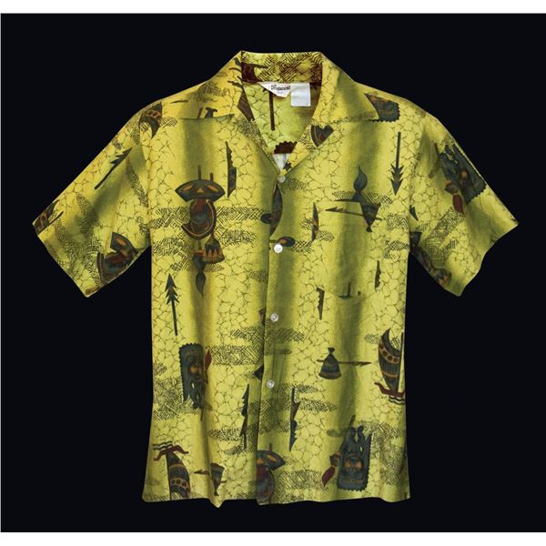 MOD KING KAMEHAMEHA and TIKI MEN'S HAWAIIAN LANAI SHIRT.