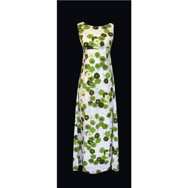 MOD TROPICAL FLOWER MOTIF LANAI DRESS.