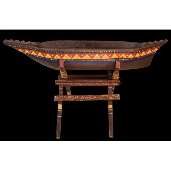 OA OUTRIGGER PUNCH BOWL WITH STAND.