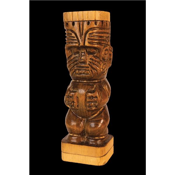 #200 "MAORI TIKI" MASTER PATTERN CARVING "TRADER VIC'S".