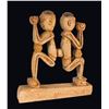 Image 1 : NEW GUINEA ASMAT DOUBLE FIGURAL FETISH PATTERN.