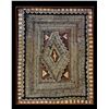 Image 1 : VINTAGE AUTHENTIC STYLE TONGAN TAPA CLOTH - NAMUKA - IN FRAMED DISPLAY FROM OA SHOWROOM.