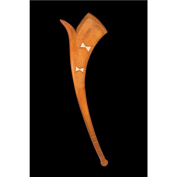 MASSIVE ARMET & DAVIS - GEORGE NAKASHIMA “GONDOLA FIJI WAR CLUB” MASTER PATTERN CARVING.