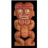Image 1 : #452 "NEW GUINEA CARVED & POLYCHROMED FIGURE" WALL MASTER SAMPLE CARVING.