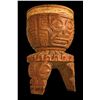 Image 1 : DETAILED VINTAGE MARQUESAN CEREMONIAL DRUM - TRI FACE LEGS.