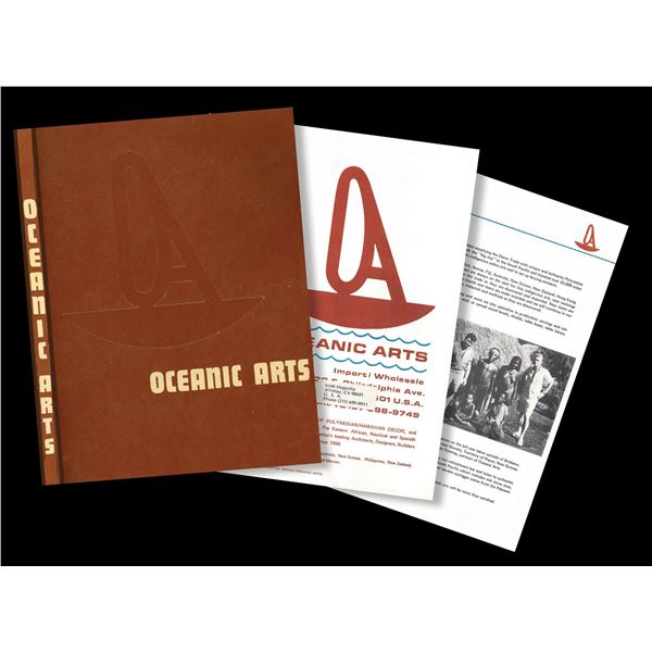 OCEANIC ARTS 1970 PRODUCT CATALOG IN BINDER.