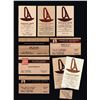 Image 1 : SET OF TEN (1O) EARLY OCEANIC ARTS/PRODUCTION WOODCARVING BUSINESS CARDS.