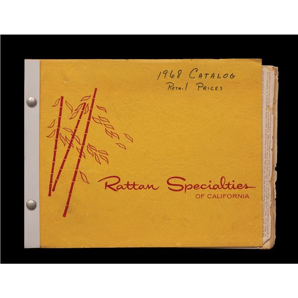 RATTAN SPECIALTIES of CALIFORNIA CATALOG AND OA JOB DOCUMENTS.