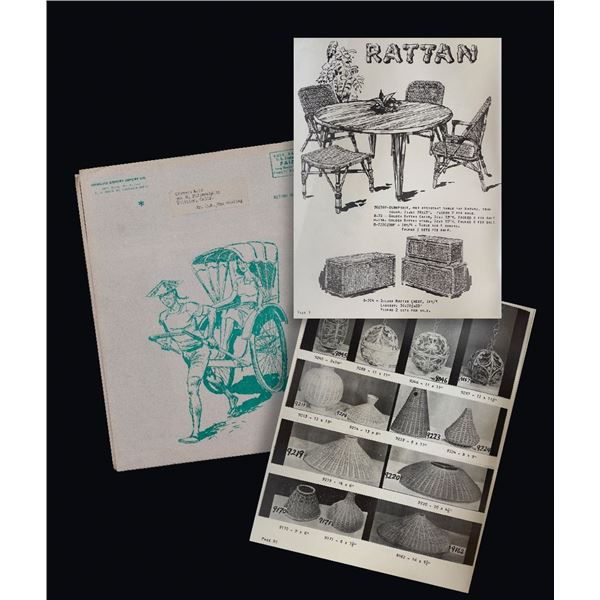 HAWKINS EXPORT IMPORT CO RATTAN PRODUCTS CATALOG.