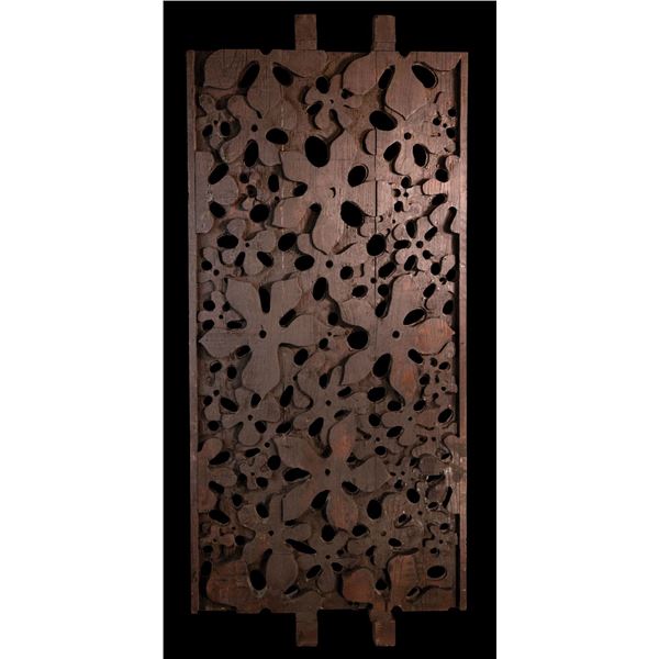 OA HIBISCUS HANGING ROOM SCREEN PANEL PATTERN - LARGEST VERSION.