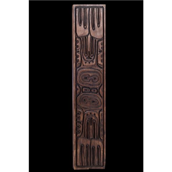 EARLY SCHMALTZ and VAN OOSTING POLYNESIAN WALL PANEL SHOWROOM SAMPLE.