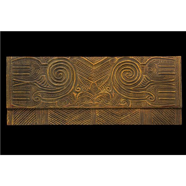 HAWAII KAI, NEW YORK CITY RESTAURANT MAIN MAORI WALL PANEL - FIBERGLASS CASTING.
