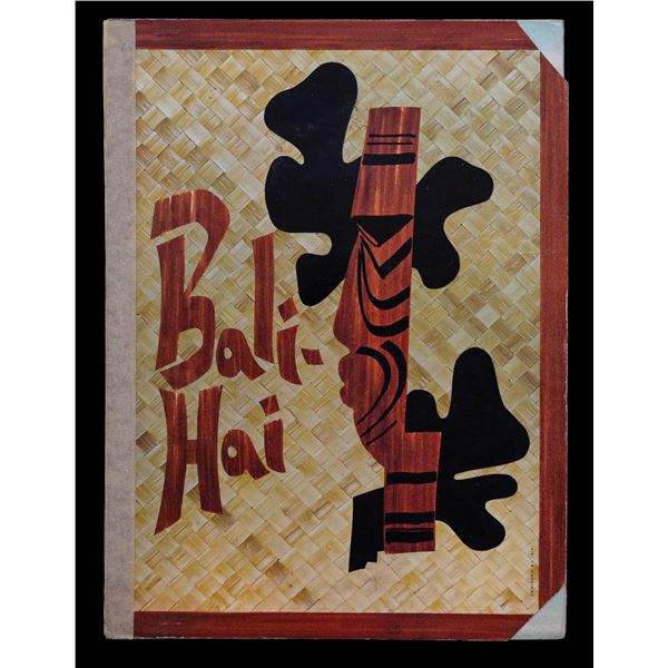 BALI HAI RESTAURANT - LONG ISLAND, NY MENU.